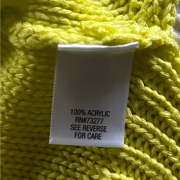 APT 9 bright limeade cable pullover sweater, size 1X, Acrylic (NWT) - Picture 5 of 7